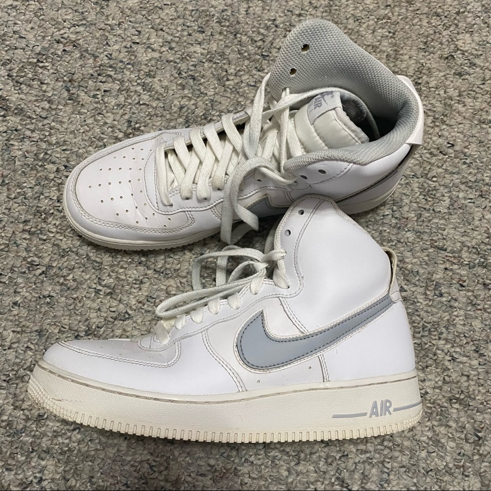 Nike Air Force 1 High ‘07 White Wolf Grey Sneakers